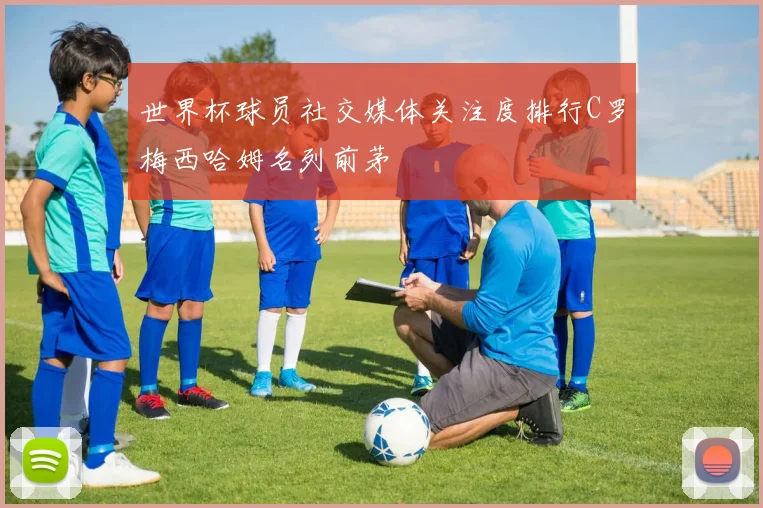 世界杯球员社交媒体关注度排行C罗梅西哈姆名列前茅