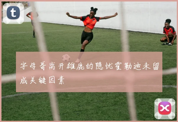 字母哥离开雄鹿的隐忧霍勒迪未留成关键因素